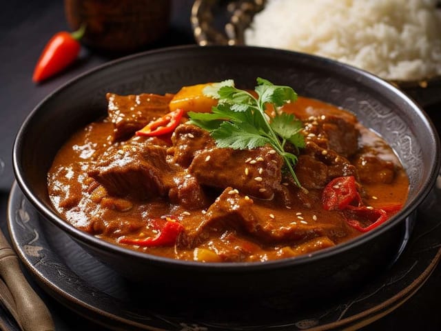 Curry Beef ( Large ).