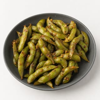 Wok GARLIC PEPPER Edamame * NEW ITEM * MUST TRY *