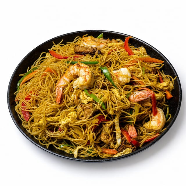 Singapore Style Curry Noodles (Large) * NEW ITEM * MUST TRY *.