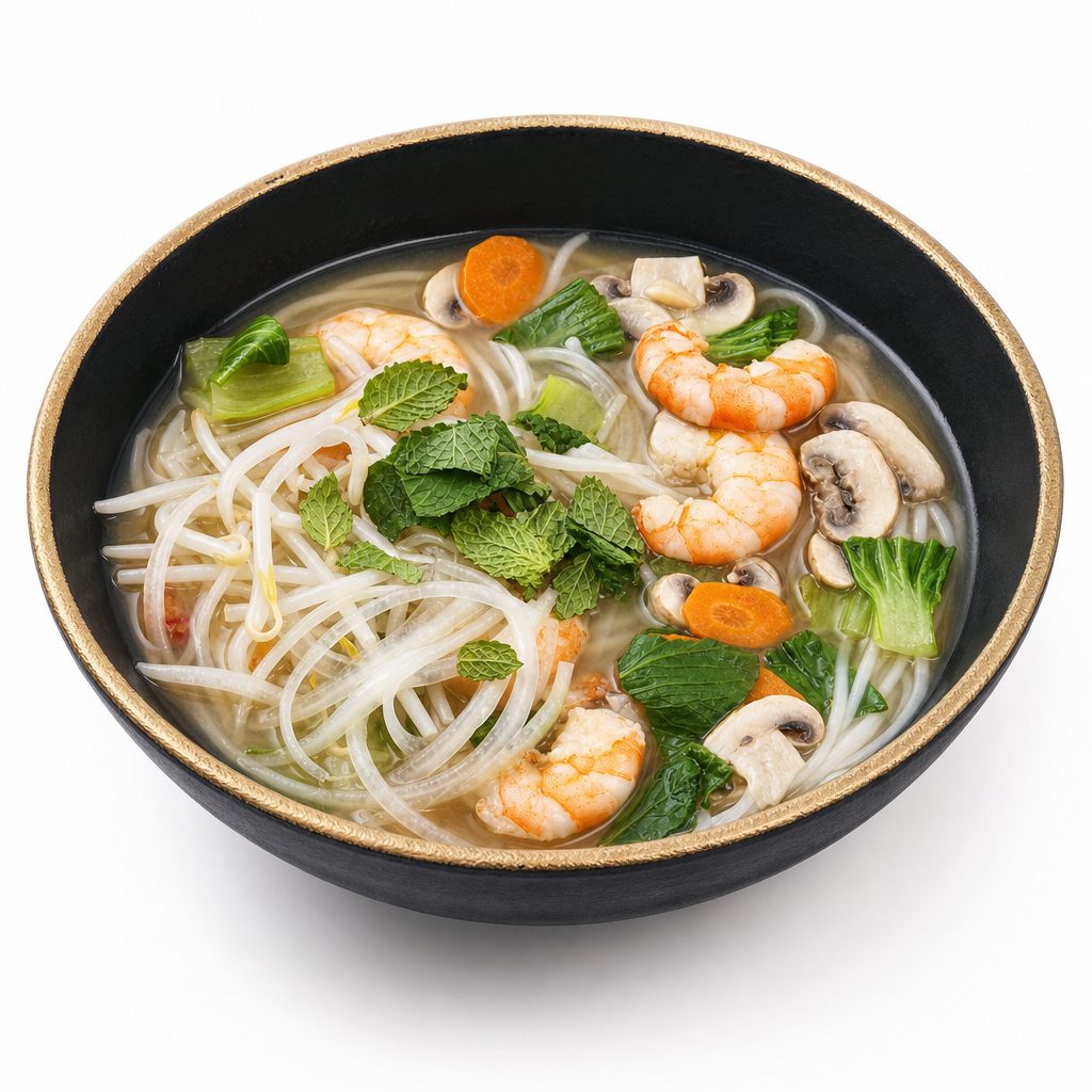 Shrimp Vegetable Soup.