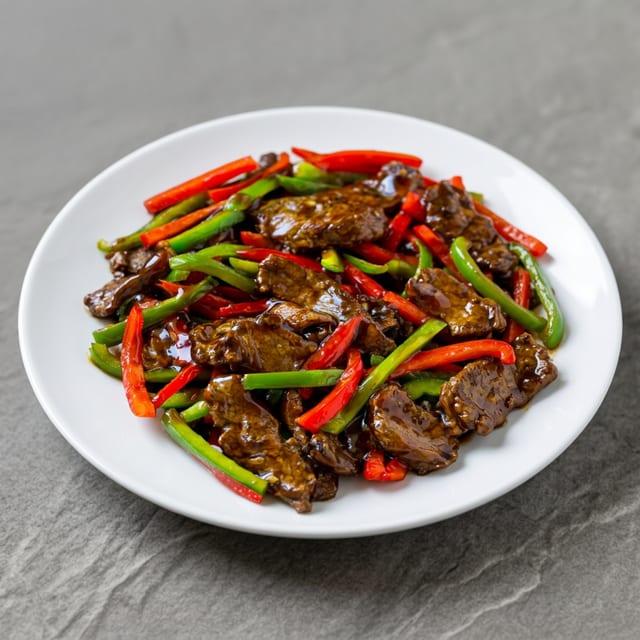 Green Pepper Beef (Large).