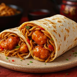 Orange Chicken WRAP * NEW ITEM *