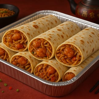 Orange Chicken BURRITO * CATERING * NEW ITEM *